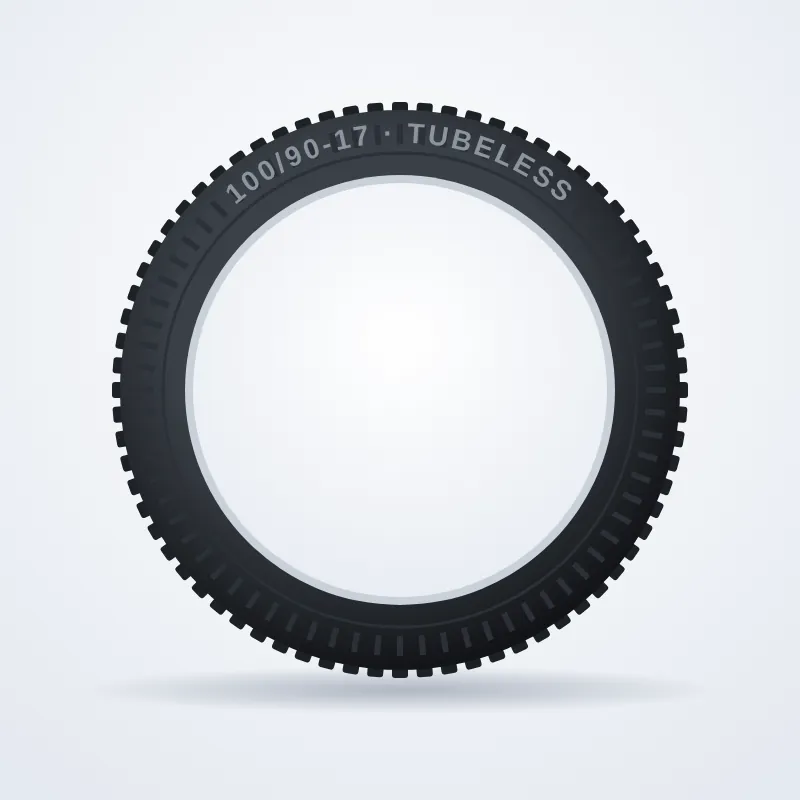 Rear tyre 100/90-17 — bike